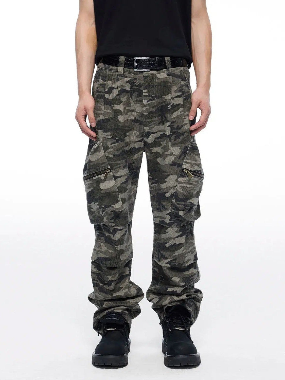 Tactical Camo Cargo Pants - chiclara