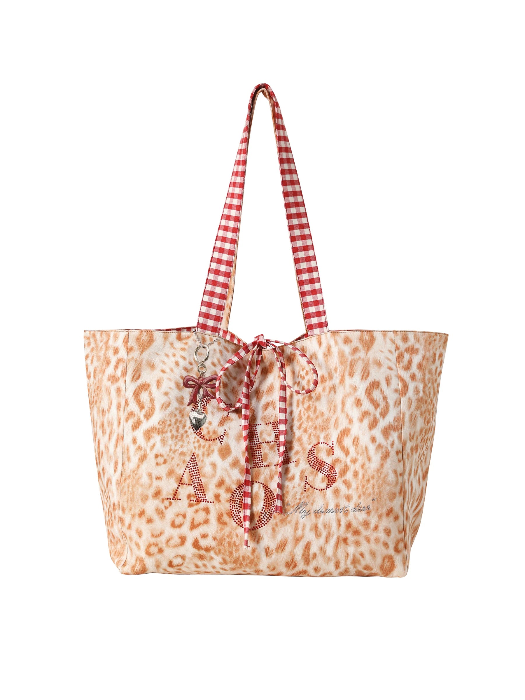Rhinestone Leopard Reversible Tote - view 5