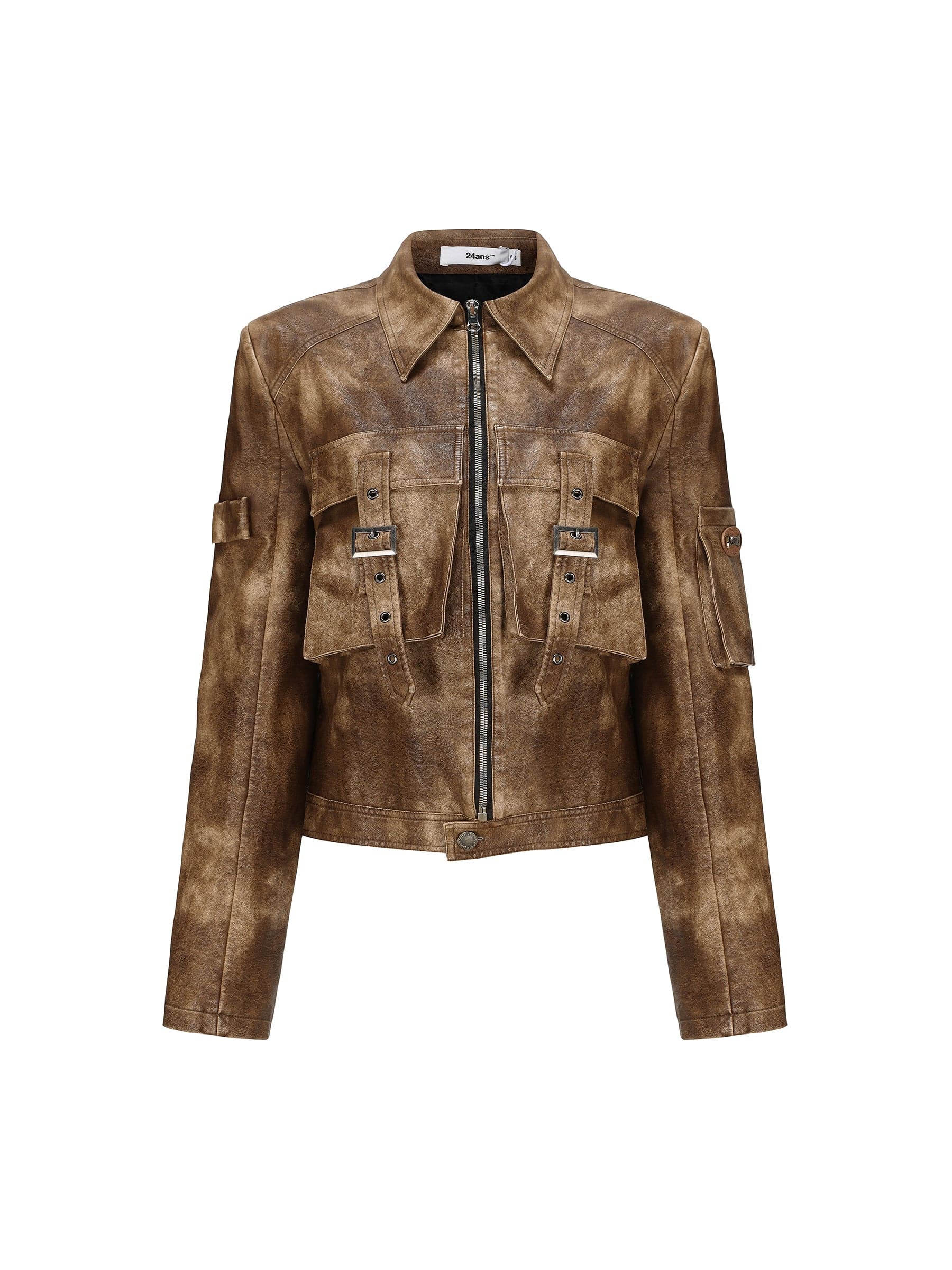 Fleece-Lined & Non-Fleece Leather Jacket - chiclara