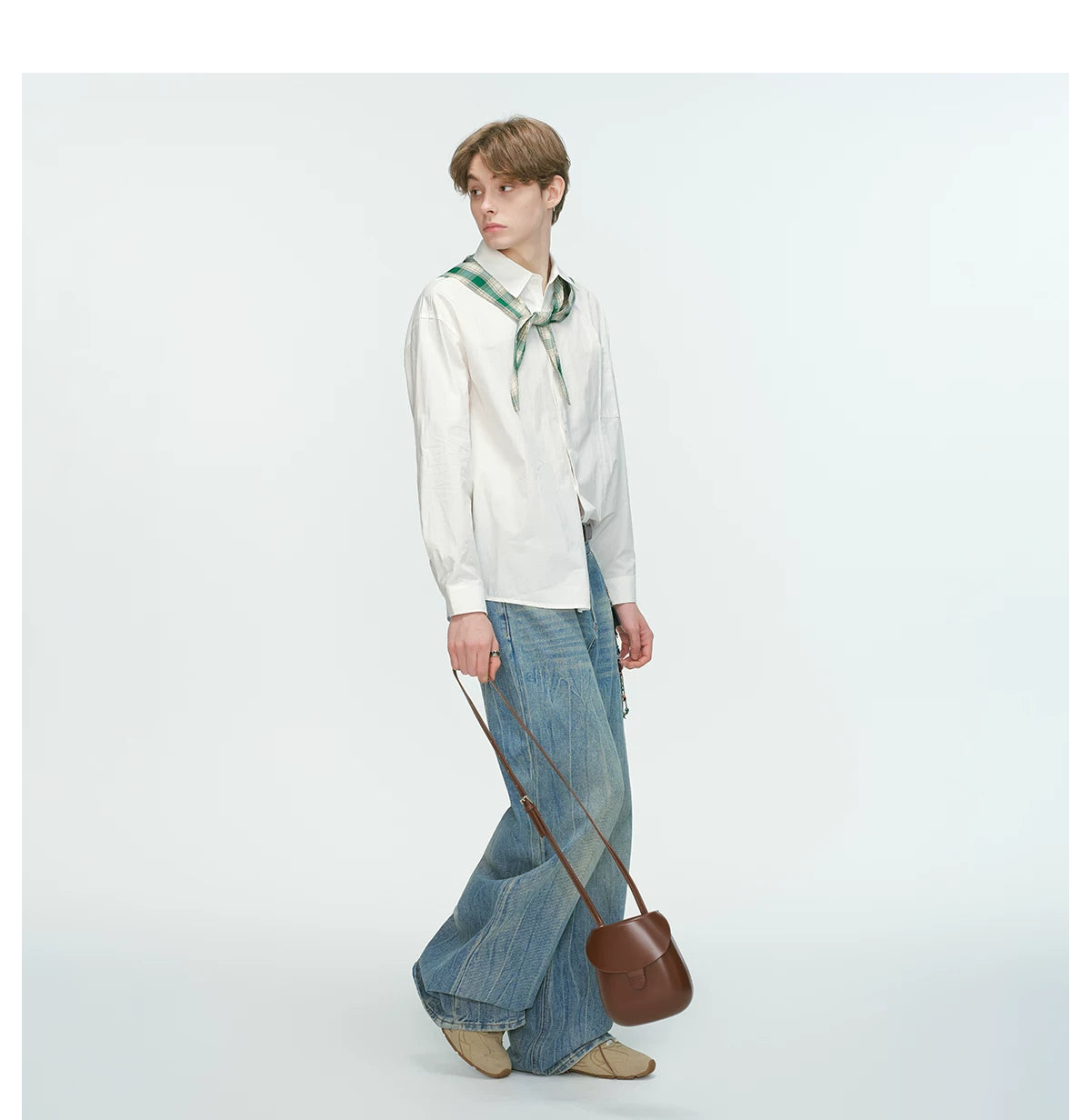 MonoFrame Relaxed Poplin Shirt