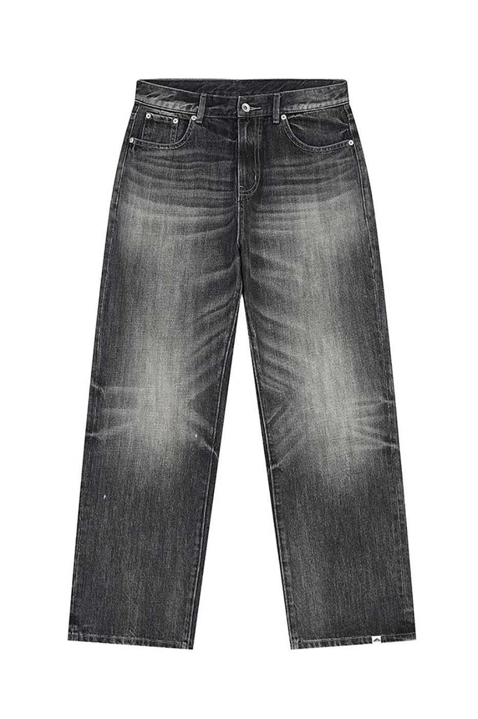 Vintage Wash Baggy Jeans