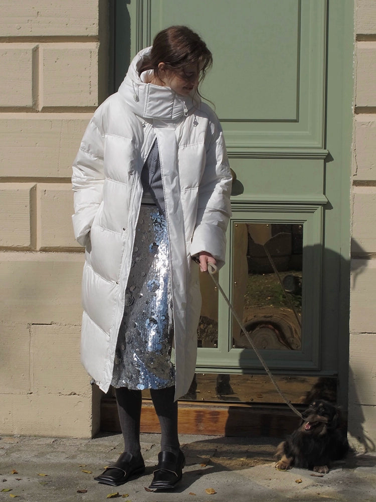 Puffer Coat Longline Jacket