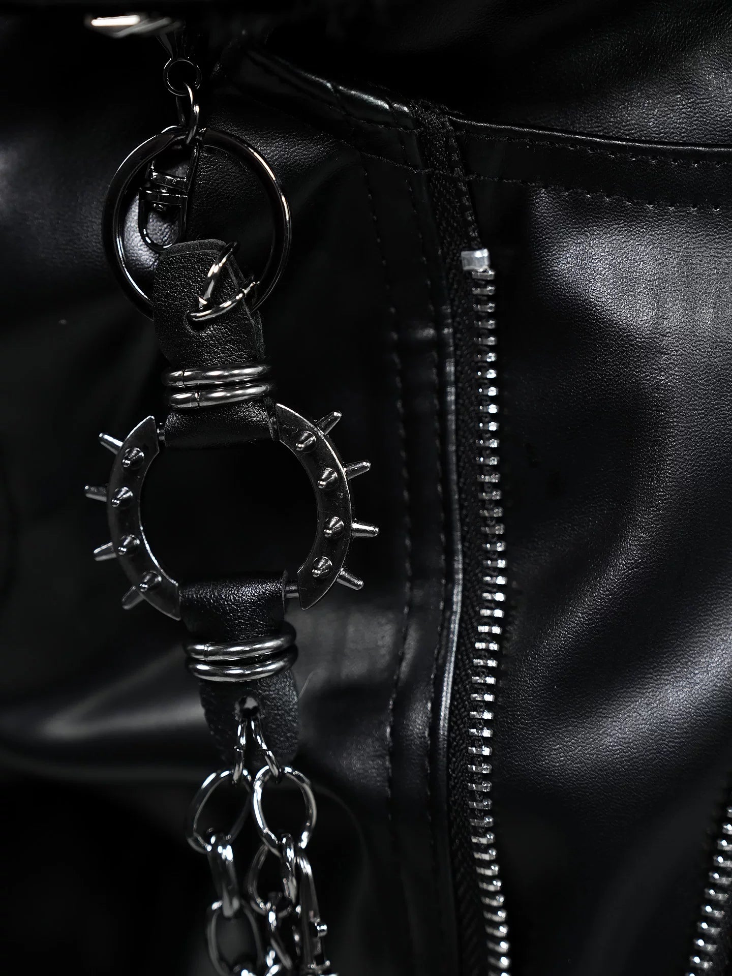 Obsidian Maelstrom Spike-Chain Hip Harness