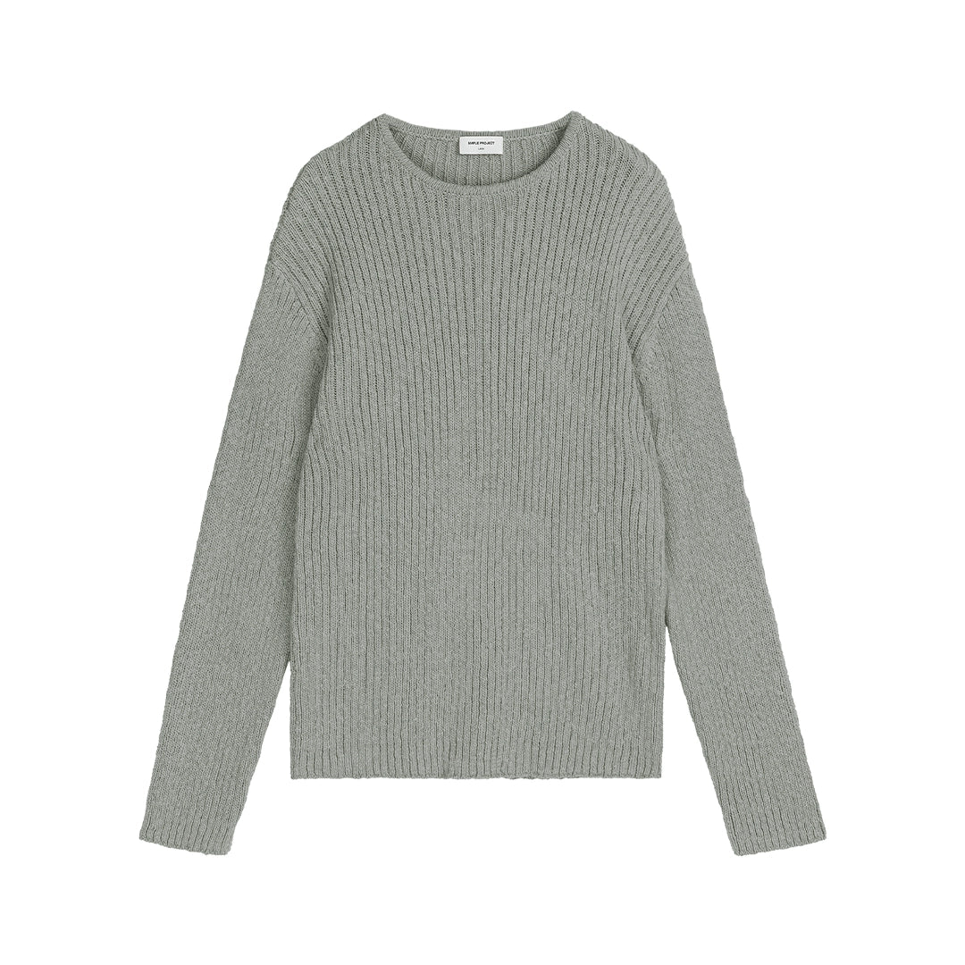 Sunpeach Ribbed Knit Pullover