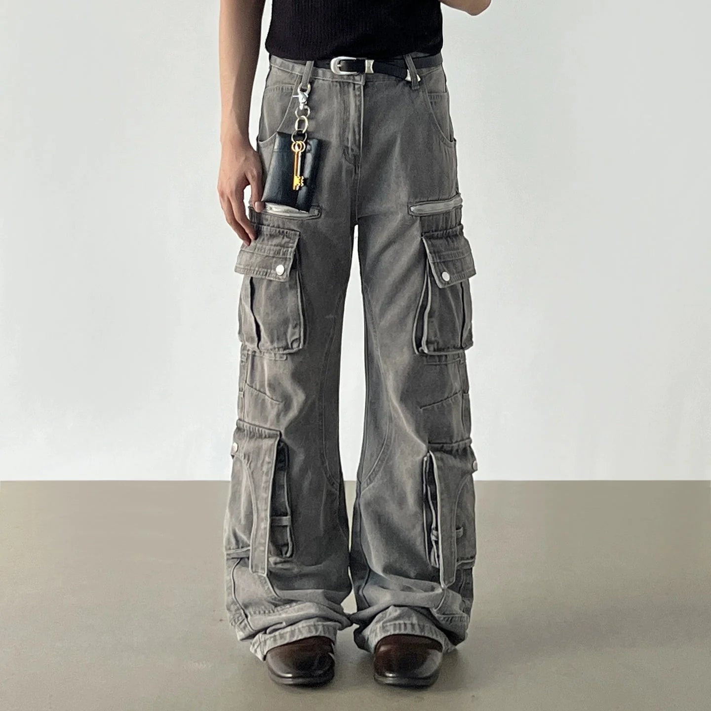 Washed Shadow Vault Cargo Jeans