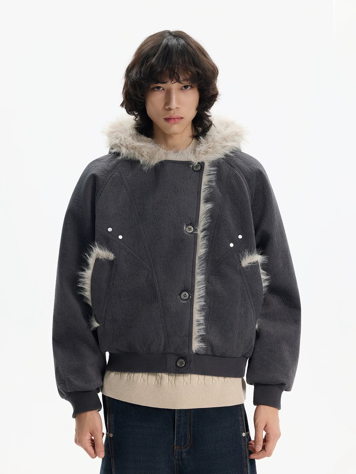 Arctic Shadow Fur Jacket