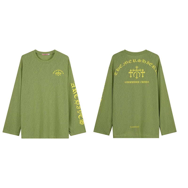 Cross Gothic Long-Sleeve Tee