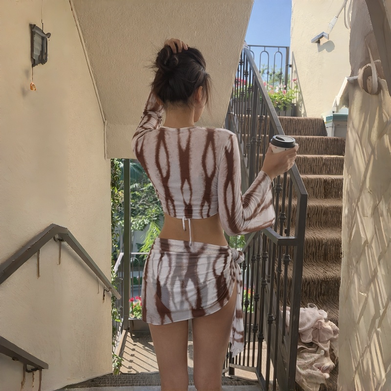 Sunset Drift Tie-Dye Beach Co‑Ord Set