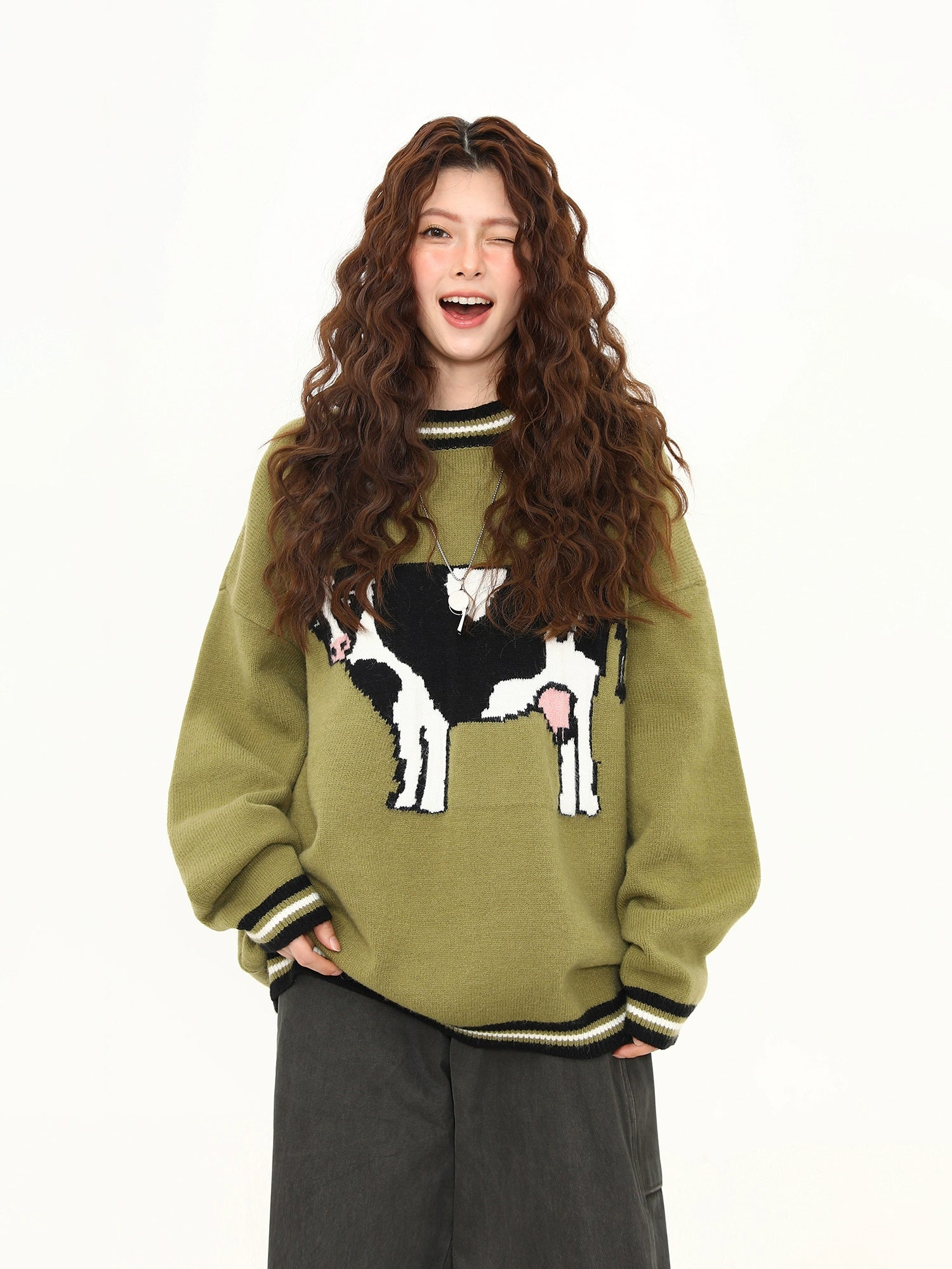 Moo Muse Cozy Knit Sweater