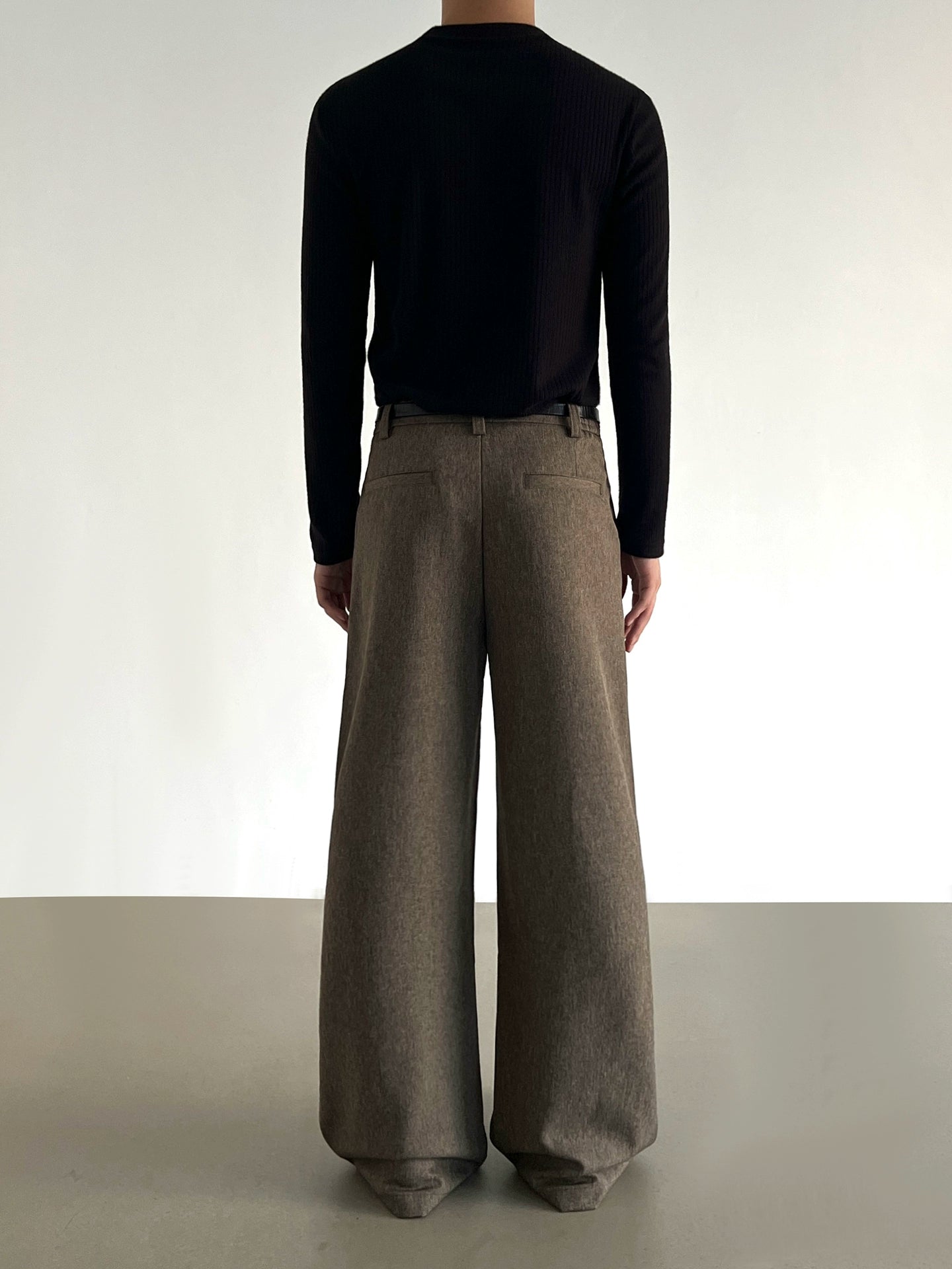 Harbor Brigade Button-Front Wide Trousers