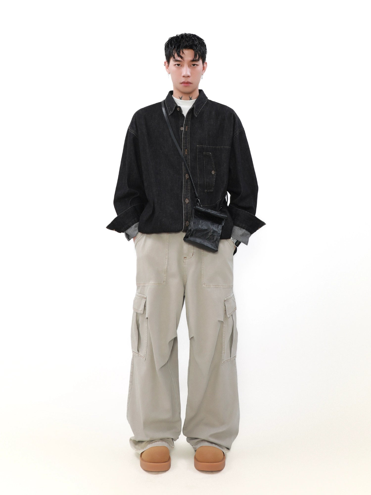 Ease Oversized Denim Shirt