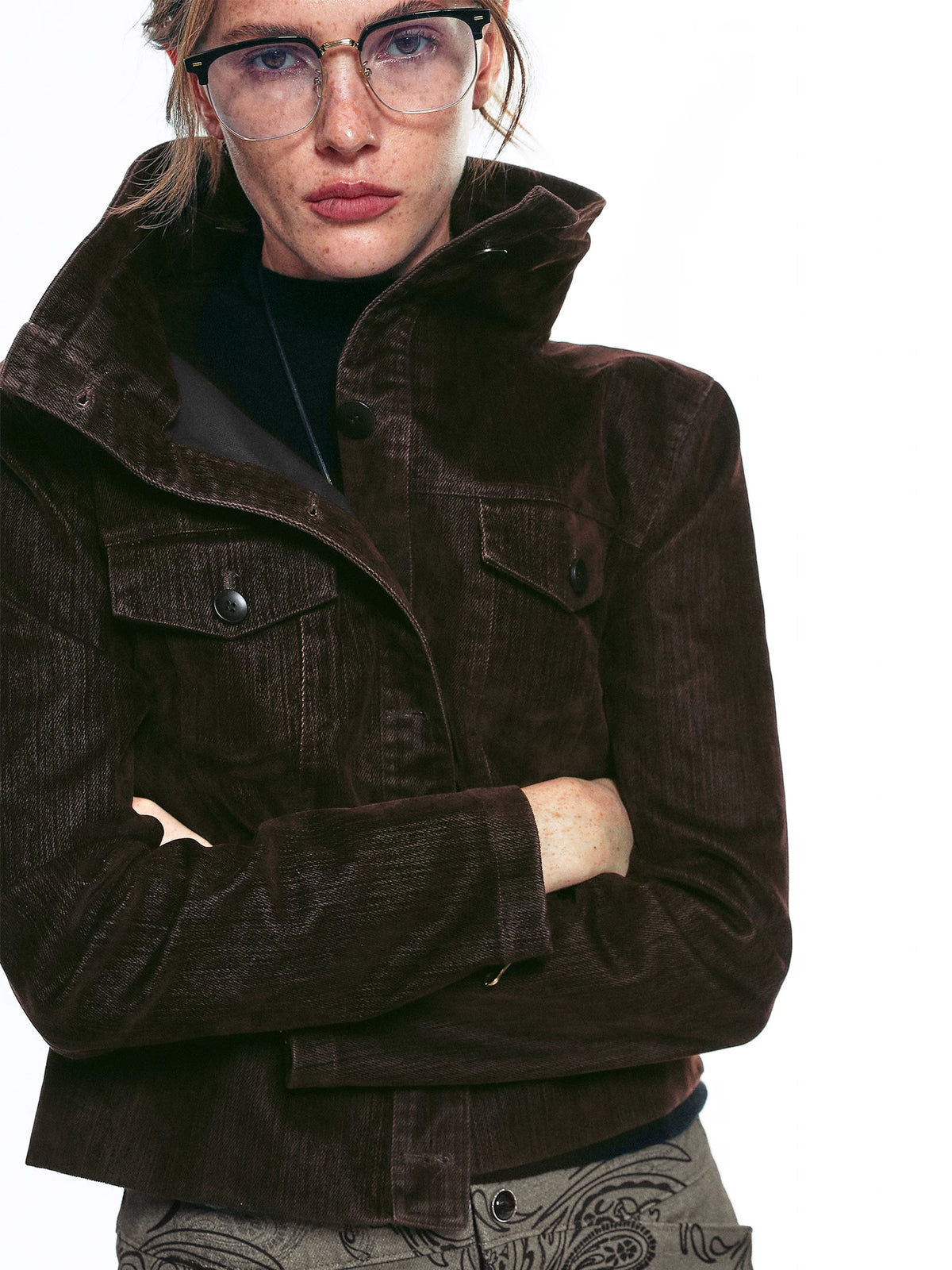 Corduroy Utility Trucker Jacket