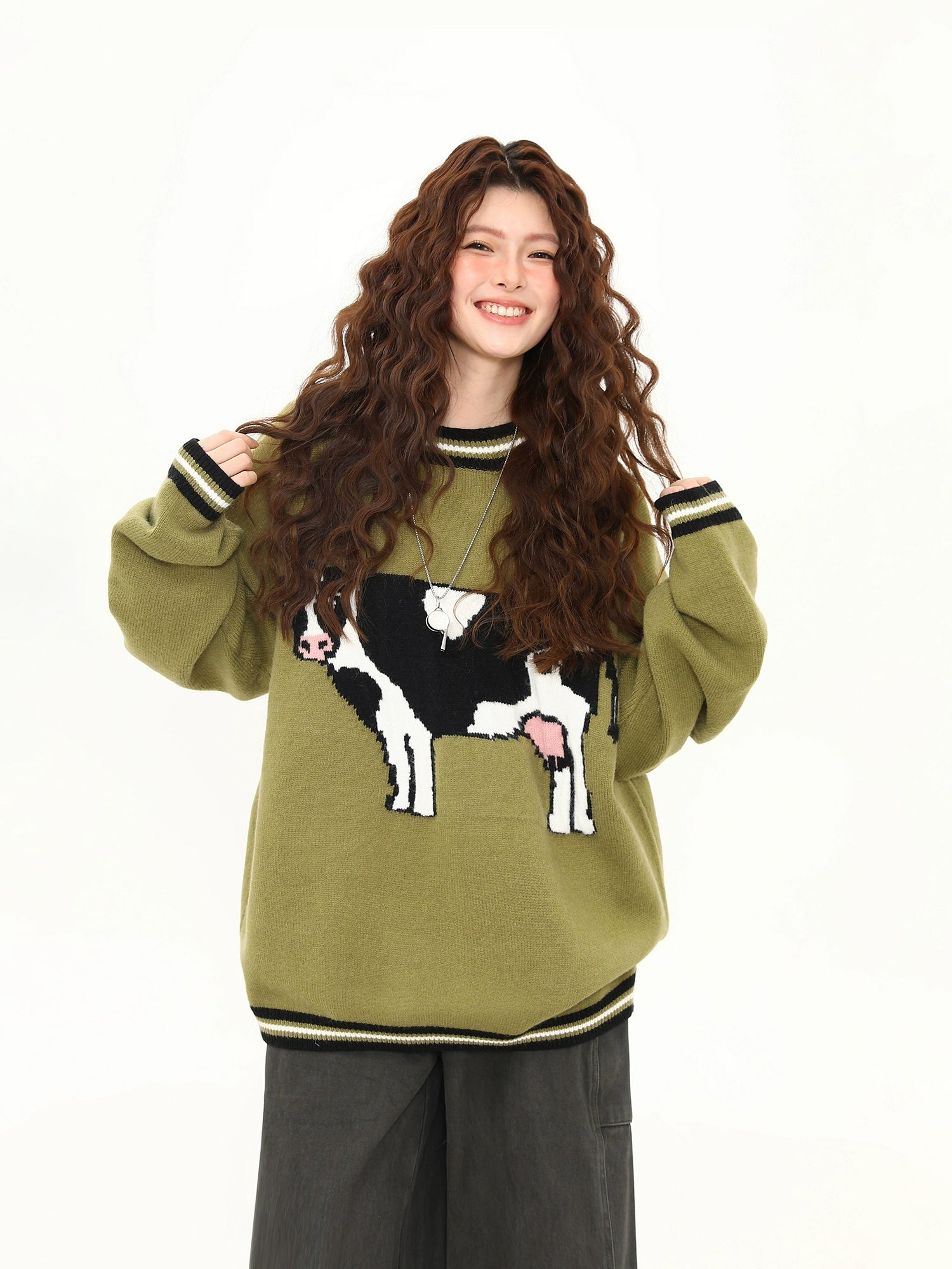 Moo Muse Cozy Knit Sweater