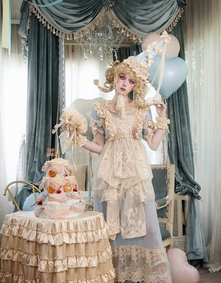Ruffle Lace Layered Fairy Dress