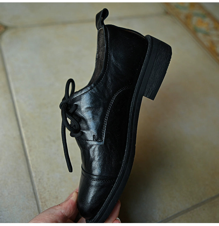 Obsidian Square Oxford Shoes