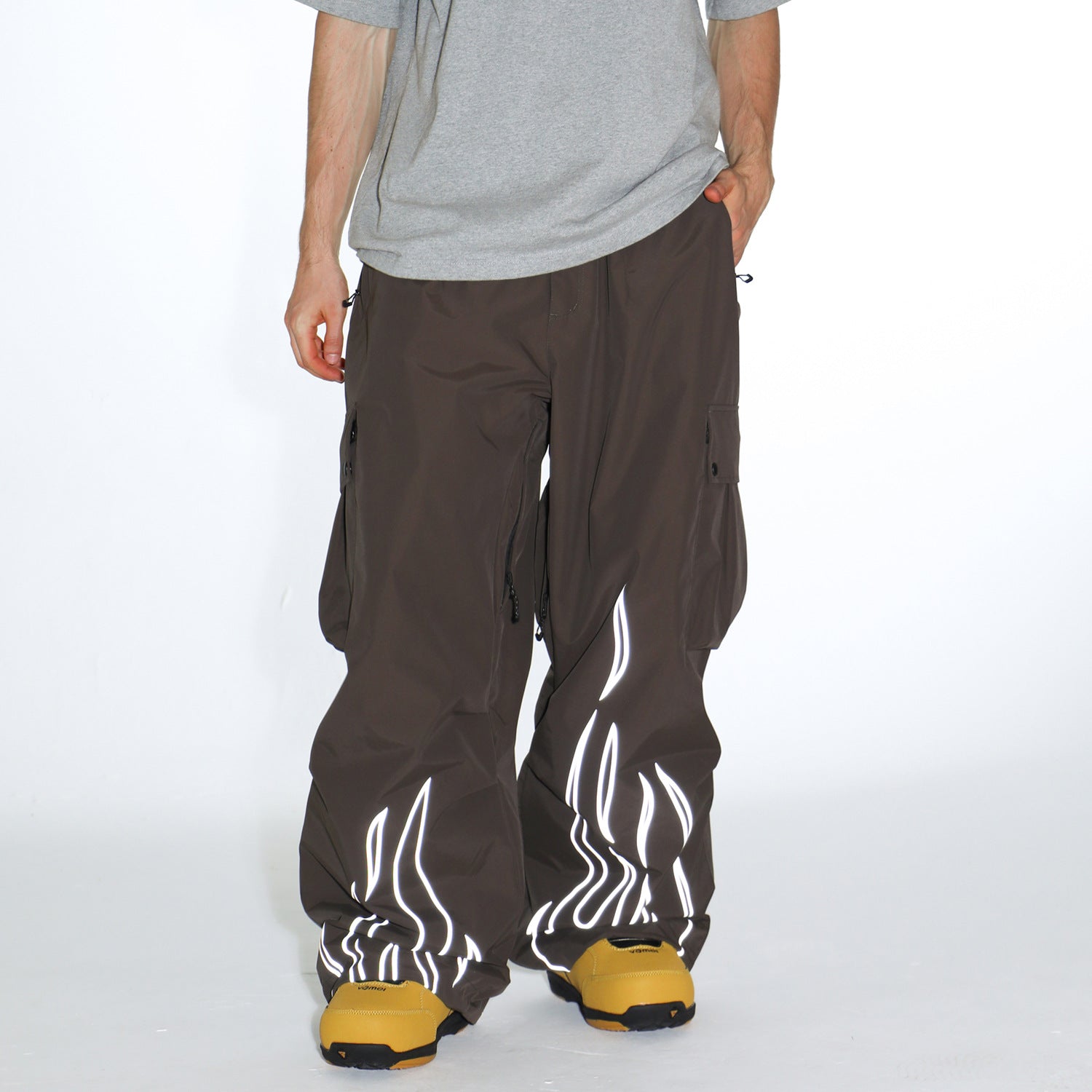 FlareTrace Reflective Cargo Snow Pants