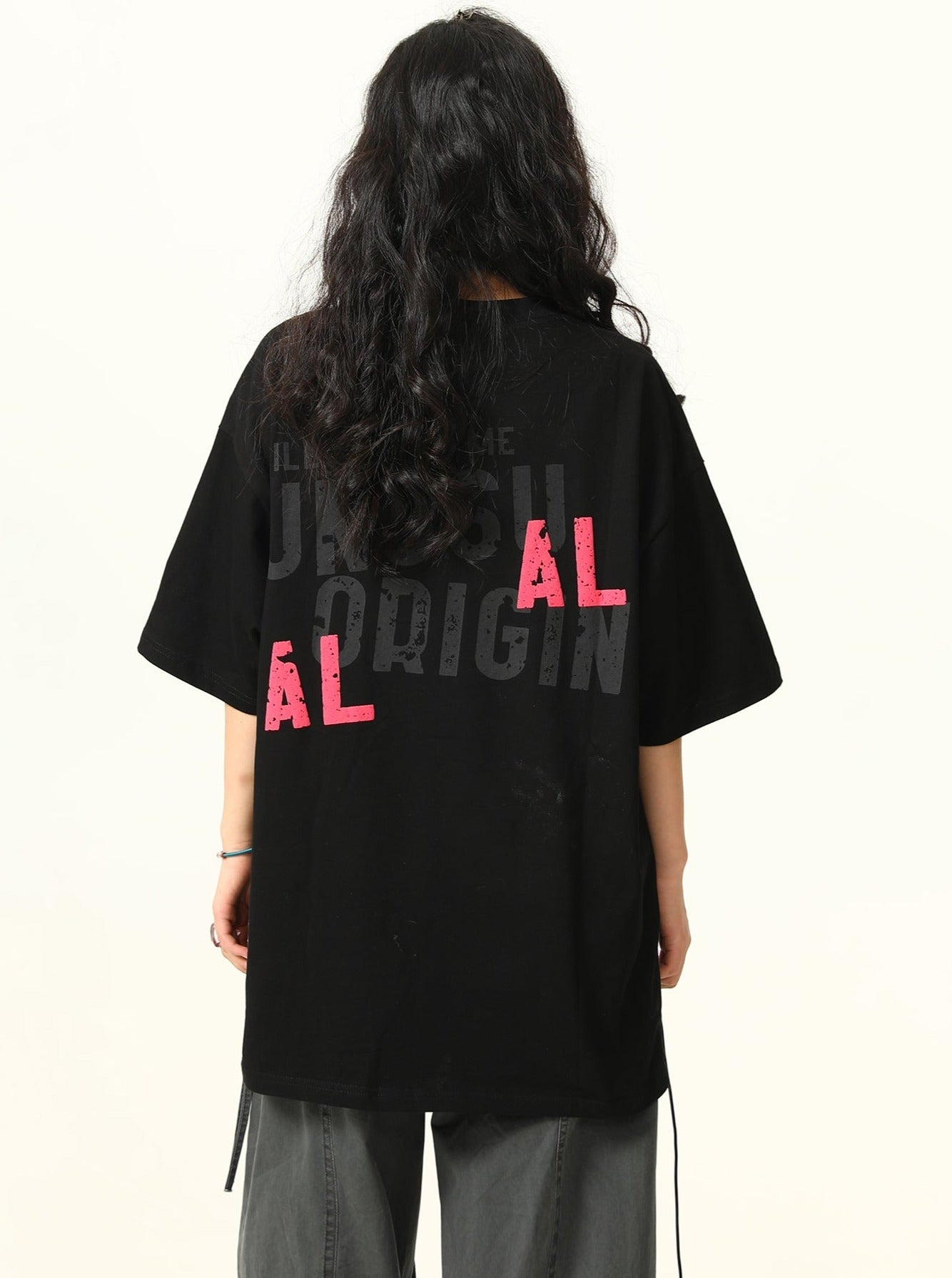 Graphic Print Oversized Tee