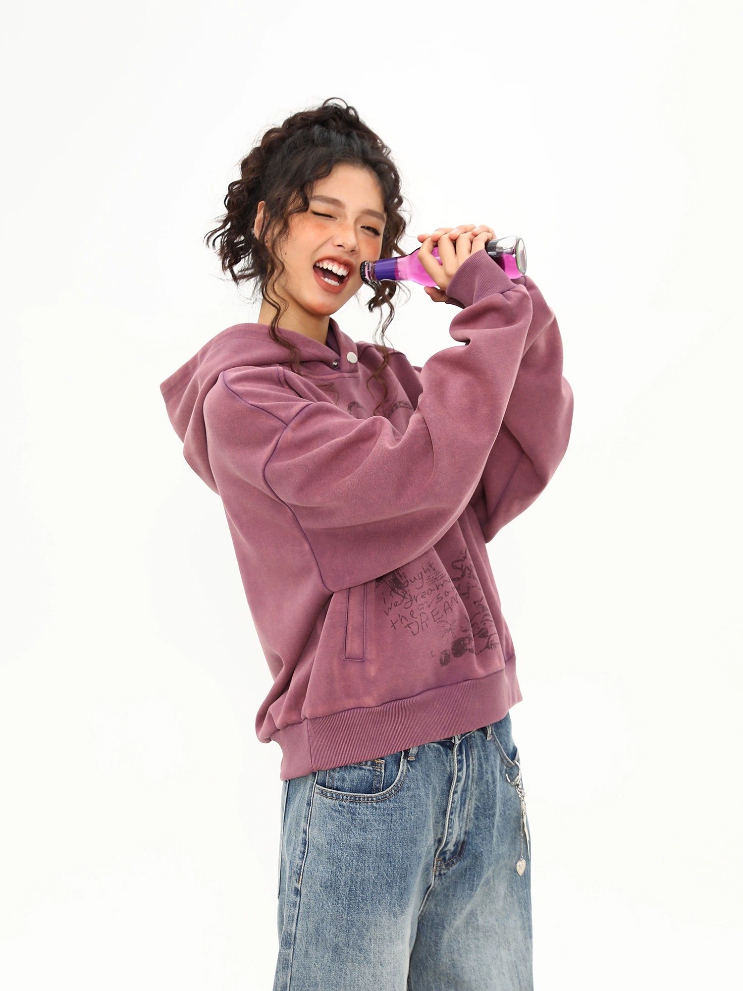 Dream Doodle Grape Hoodie