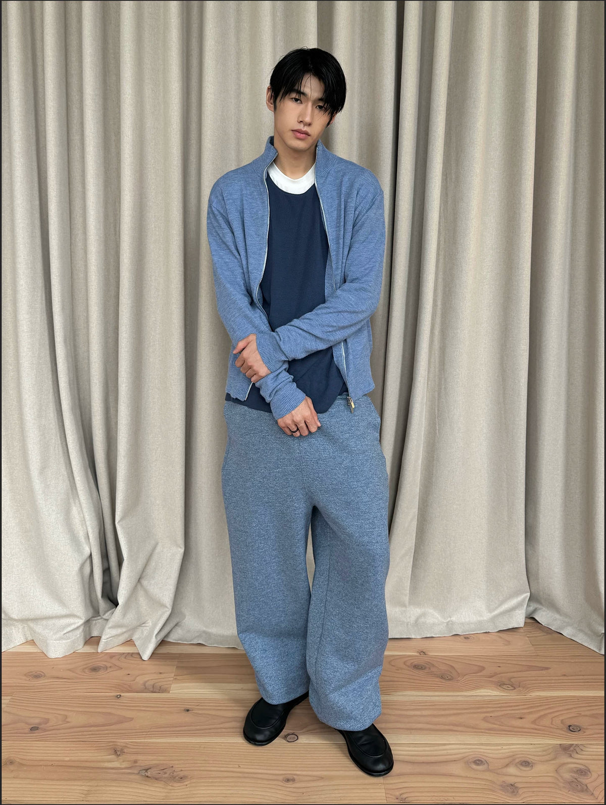 Skyline Zip Knit Cardigan