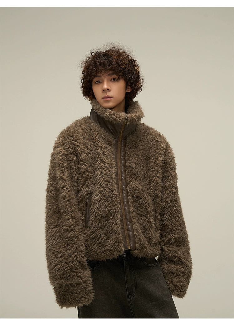 Mocha Cloud Shearling Jacket