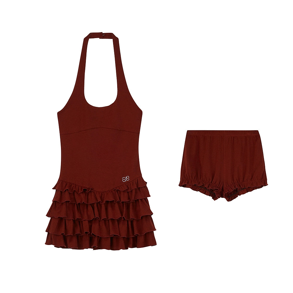 Tiered Ruffle Tank Dress