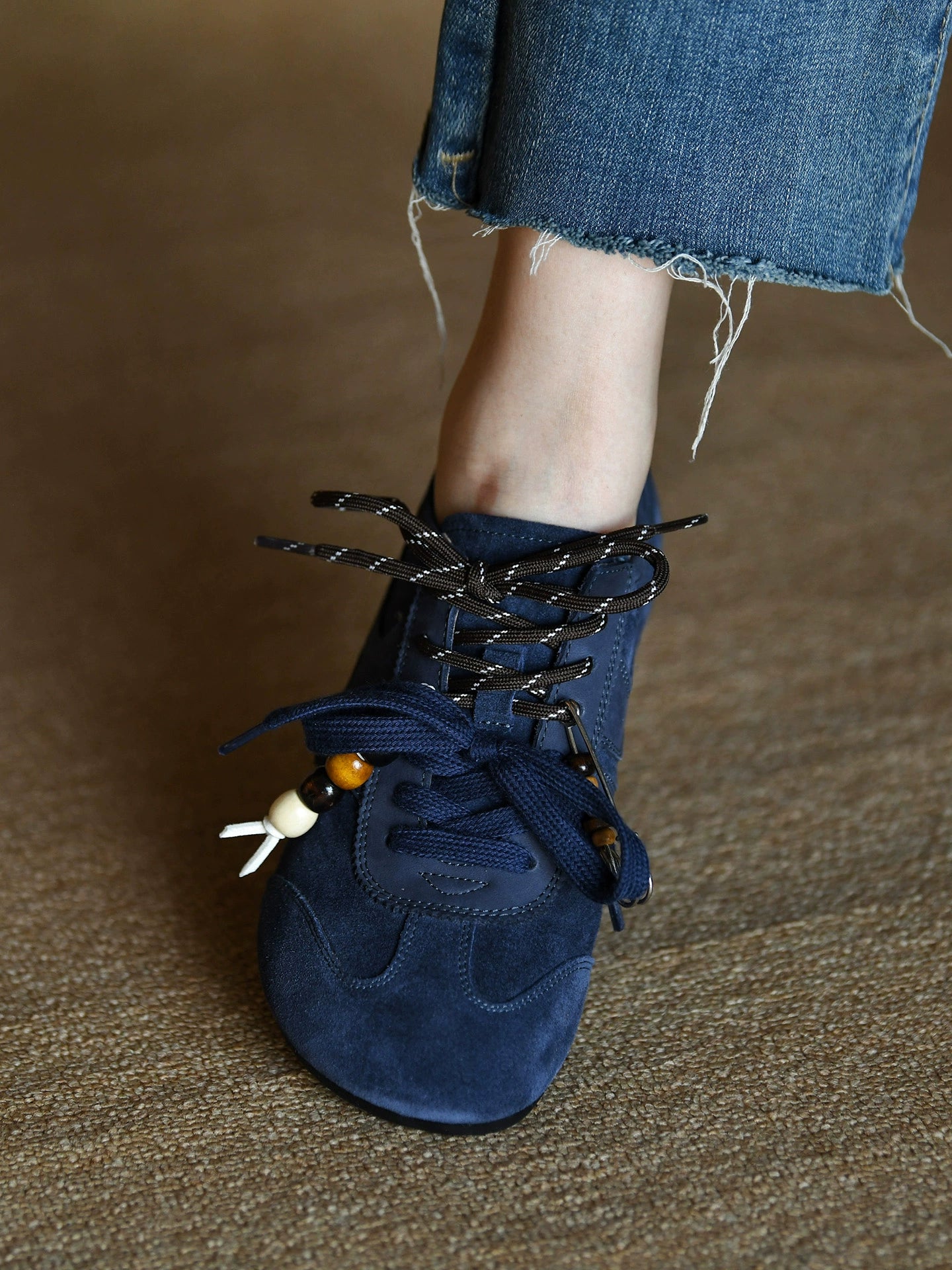 Indigo Bead Nomad Sneaker