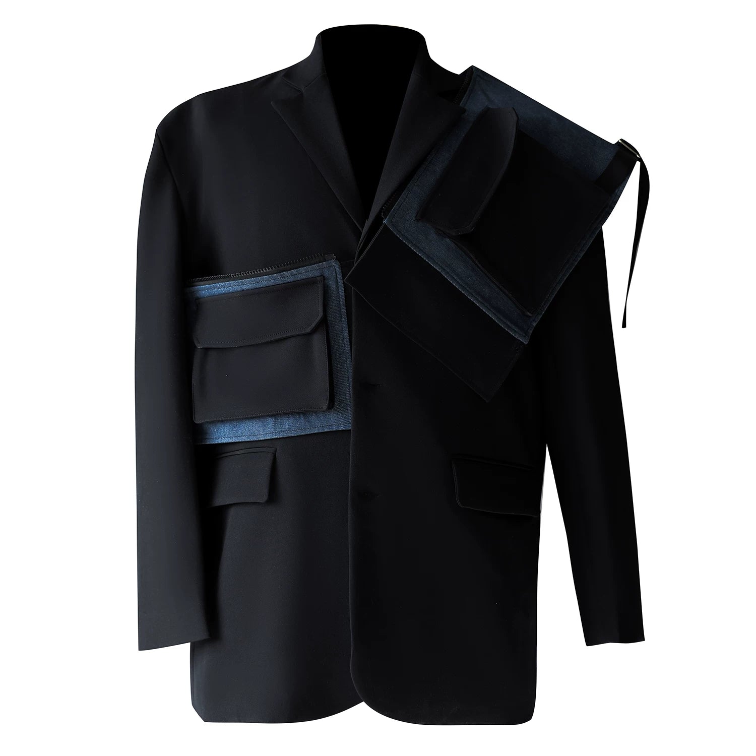 Midnight Cargo Envelope Blazer
