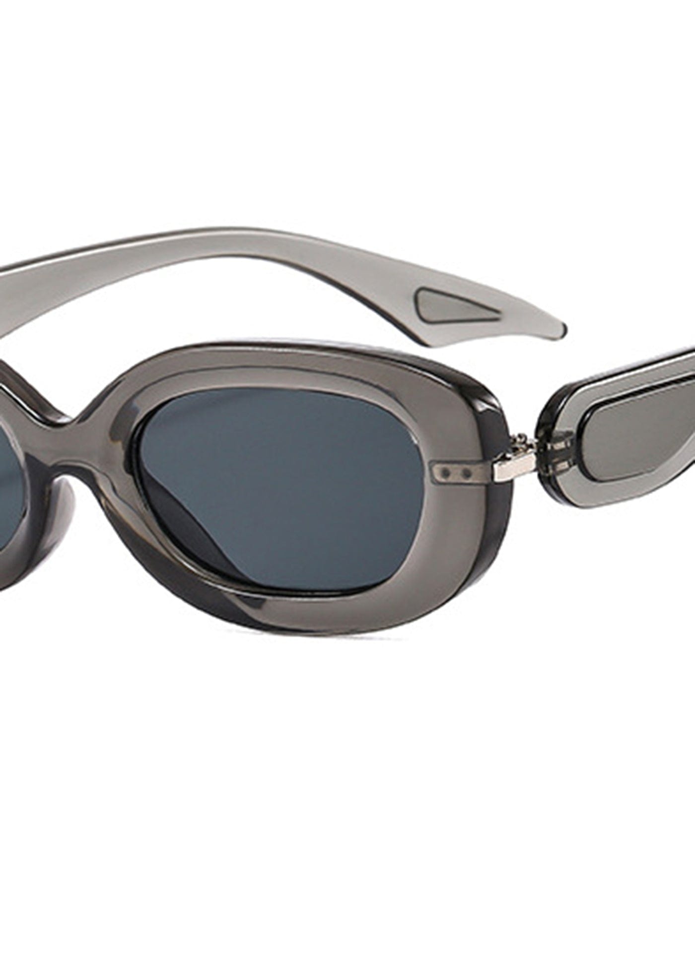 Retro Oval Frame Sunglasses