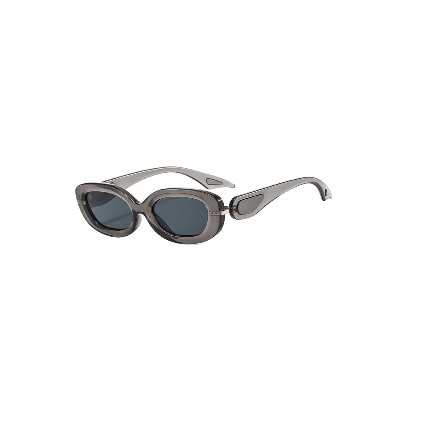 Retro Oval Frame Sunglasses