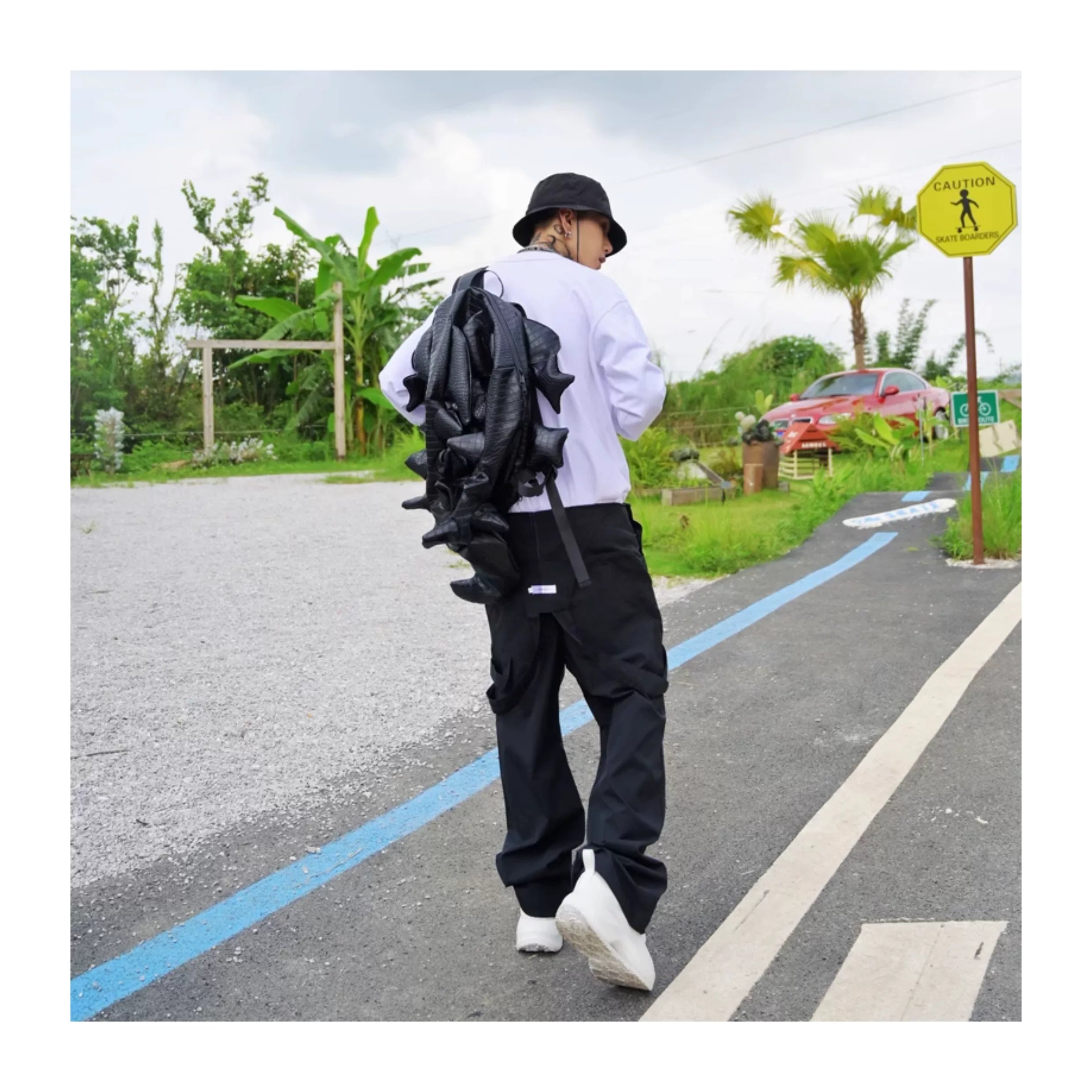 Skyline Workwear Wide‑Leg Overalls
