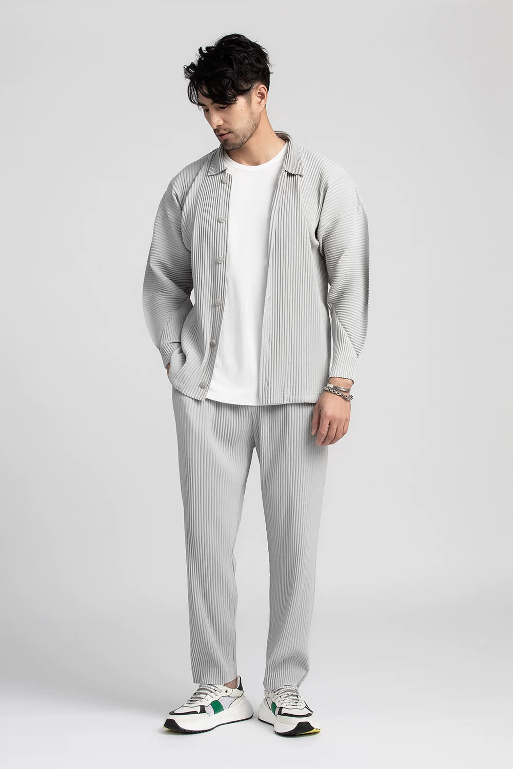 Loam Pleated Stripe Shirt