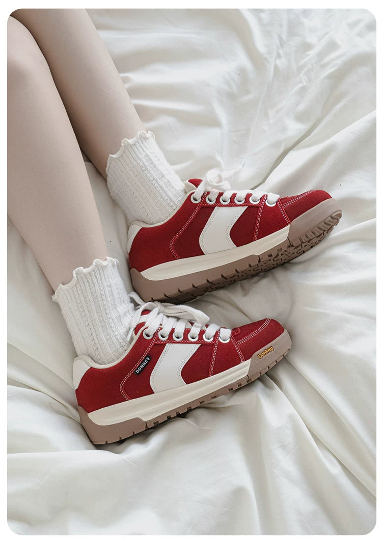 Crest Suede Court Sneakers