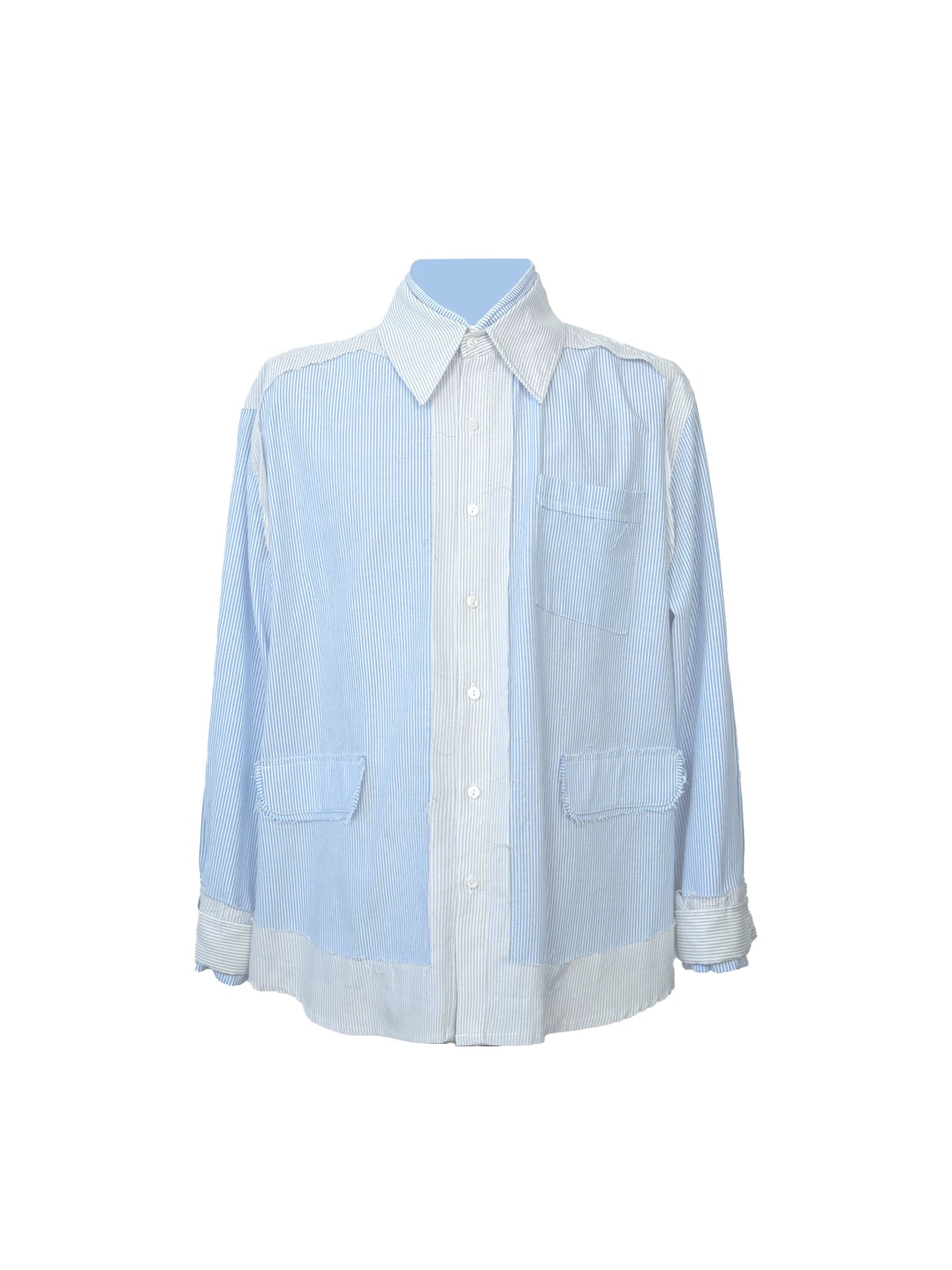 Midnight Mirage Pinstripe Overshirt