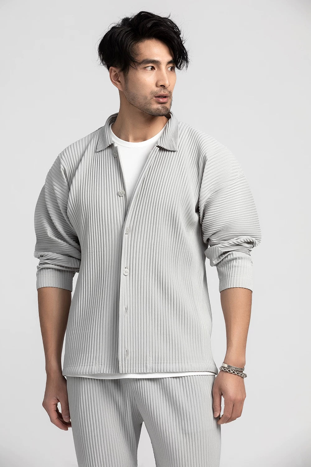Loam Pleated Stripe Shirt