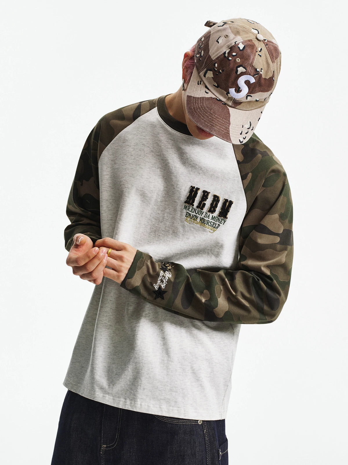 Fieldmark Camo Raglan Long-Sleeve Tee