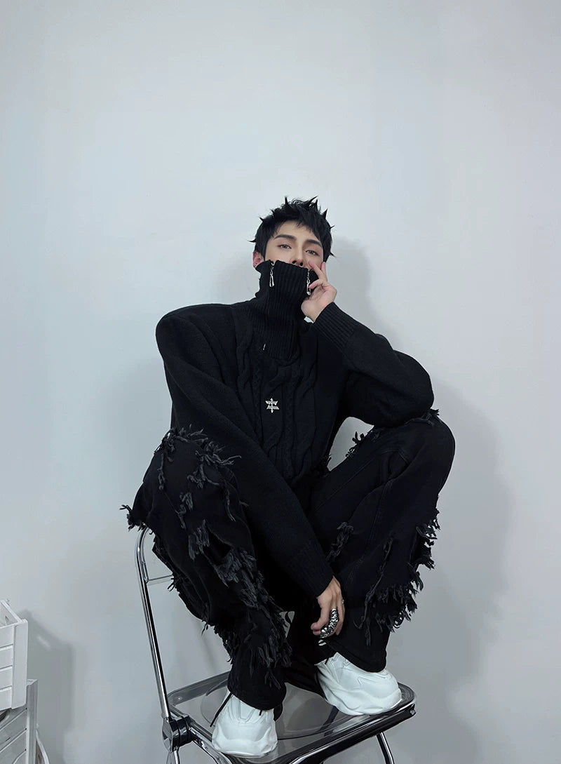 Stellar Spire Starcrest Cable Sweater