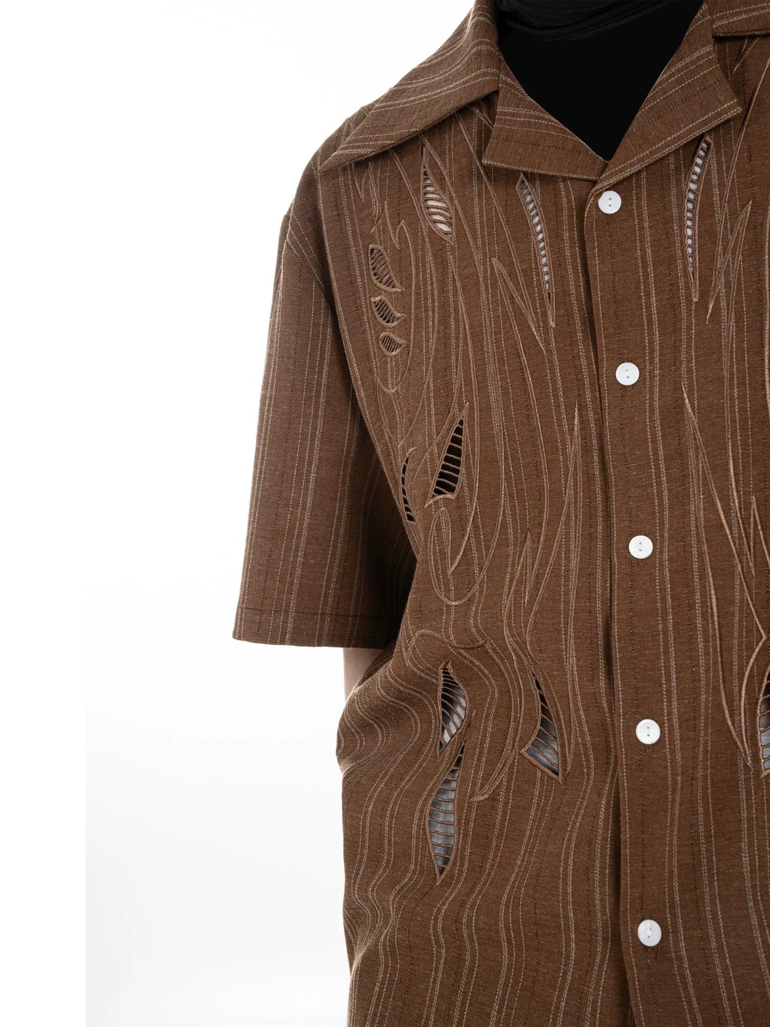 Amber Ember Cutout Camp Shirt