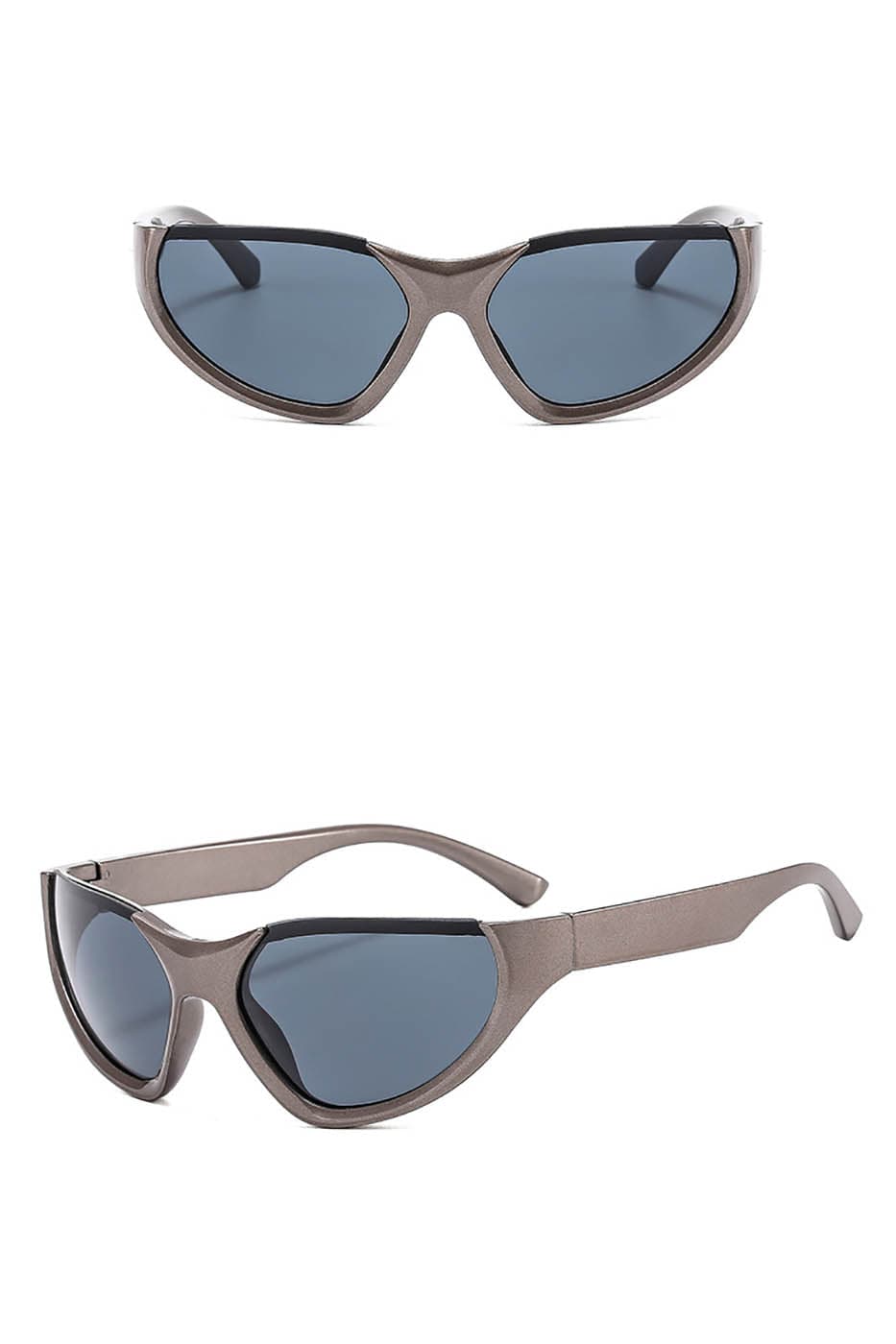 Color-Block Racing Cat-Eye Sunglasses - view 11