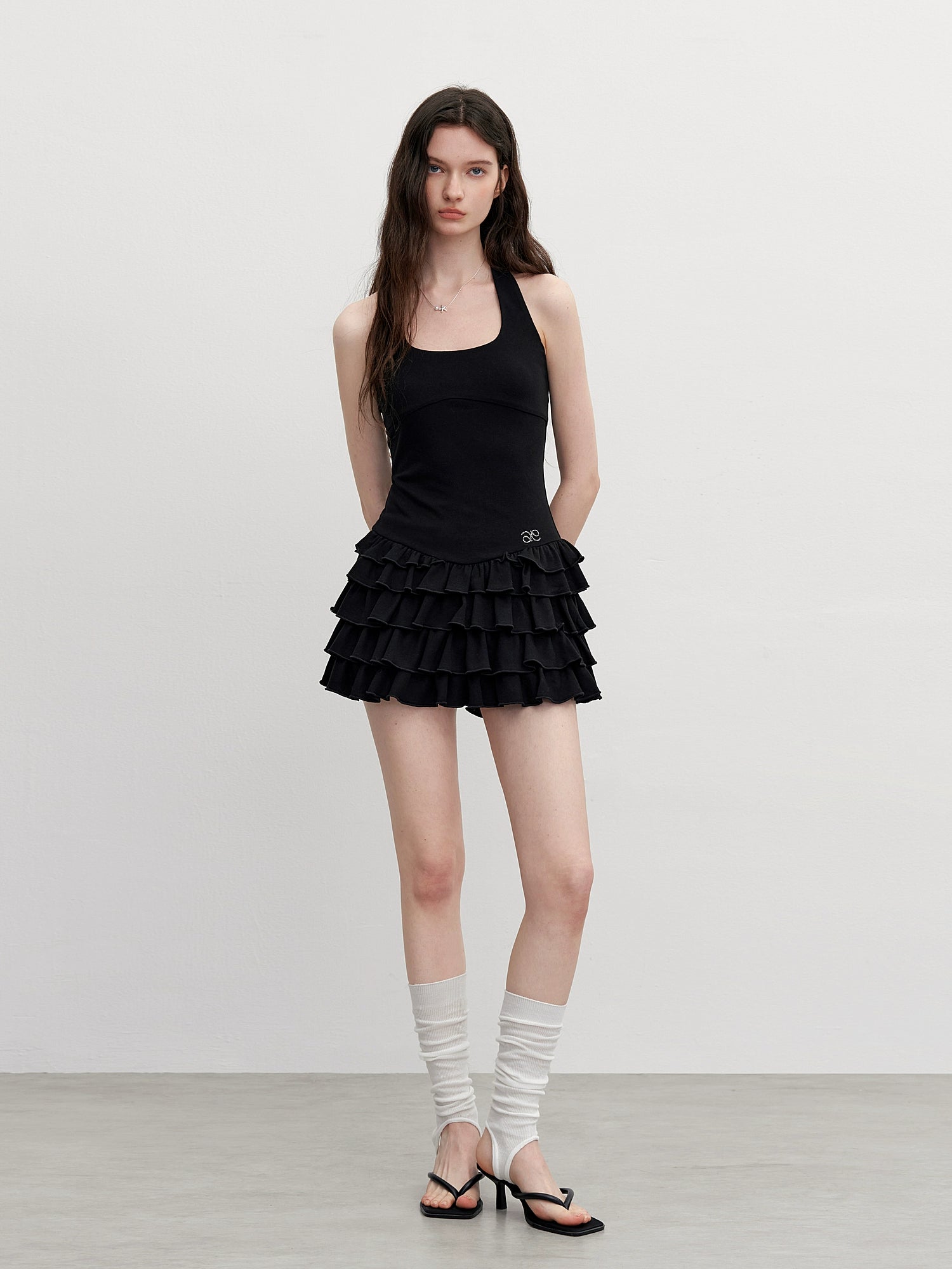 Tiered Ruffle Tank Dress