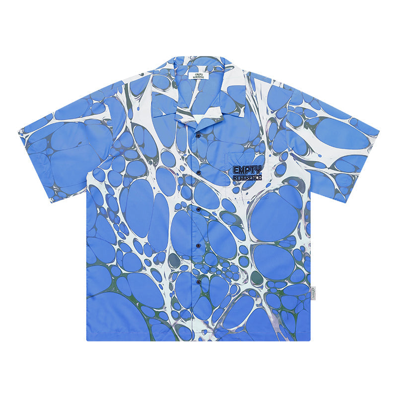 Artistic Cell Full Print Short Sleeve Shirt - chiclara