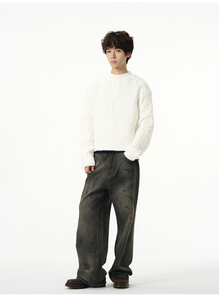 Full Cable Knit Sweater