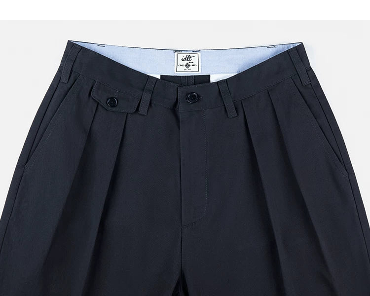 Heritage Taper Pleated Chino Trousers
