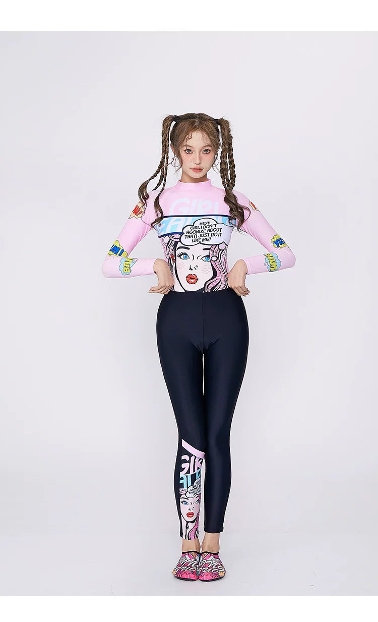 Bubble Pop Comic Surf Suit