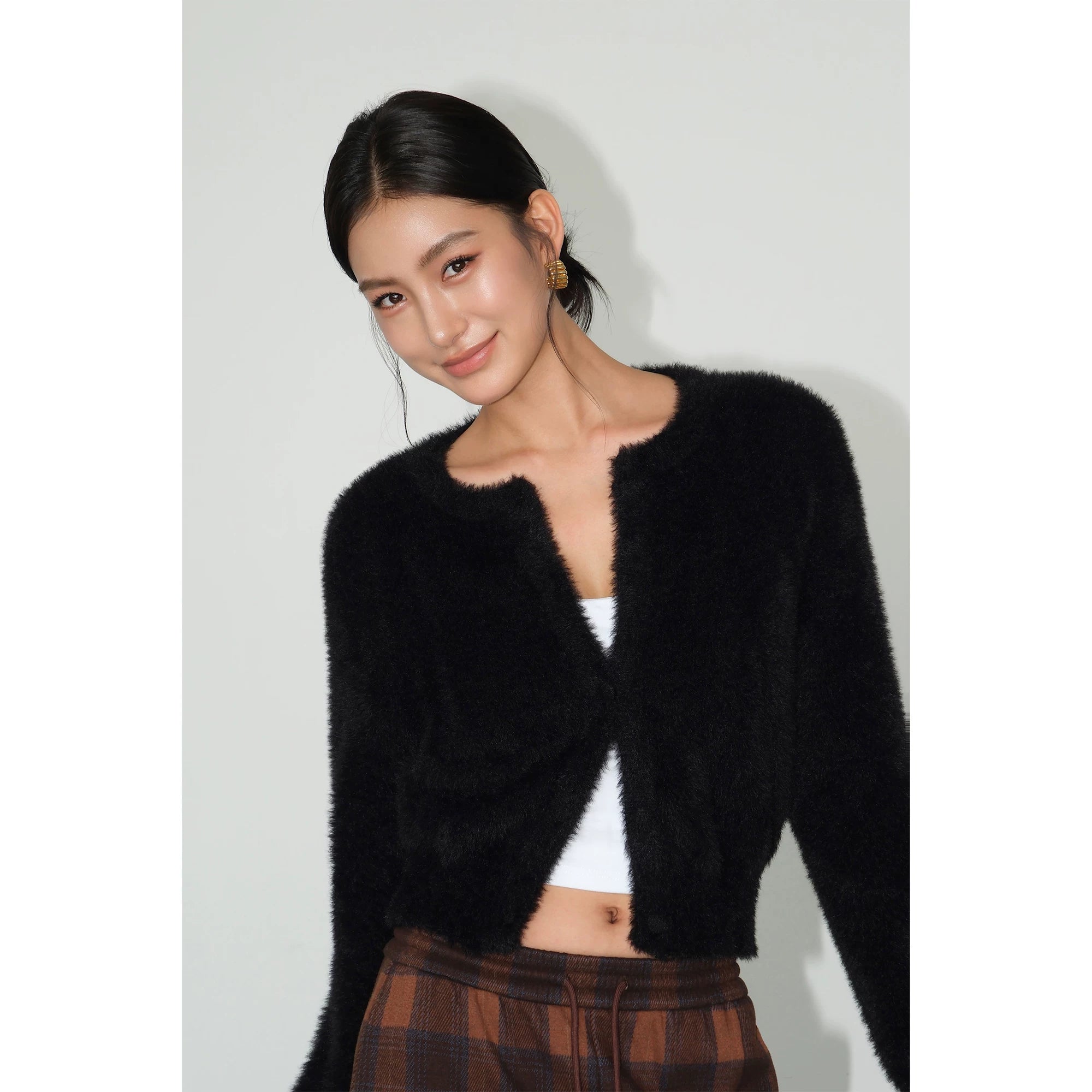 Soft Fluffy Cloud Fuzzy Cardigan
