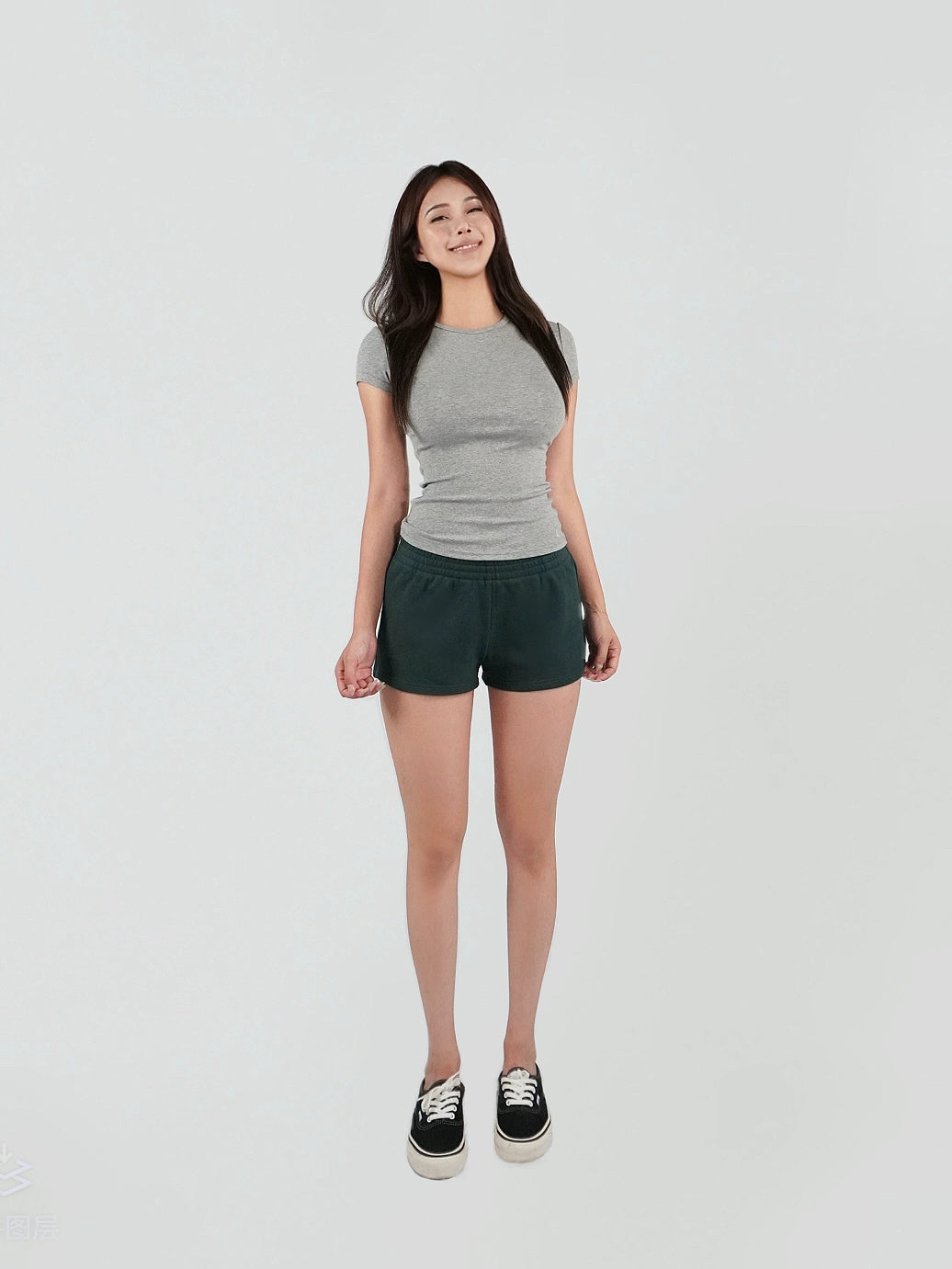 Low-waist Casual Athletic Bermuda Shorts