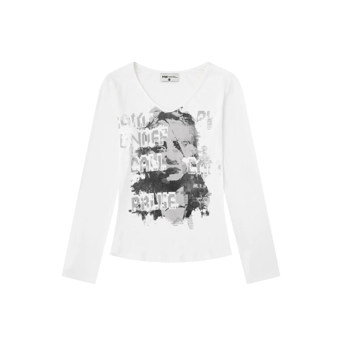 Rebel Muse Graphic V-Neck Tee