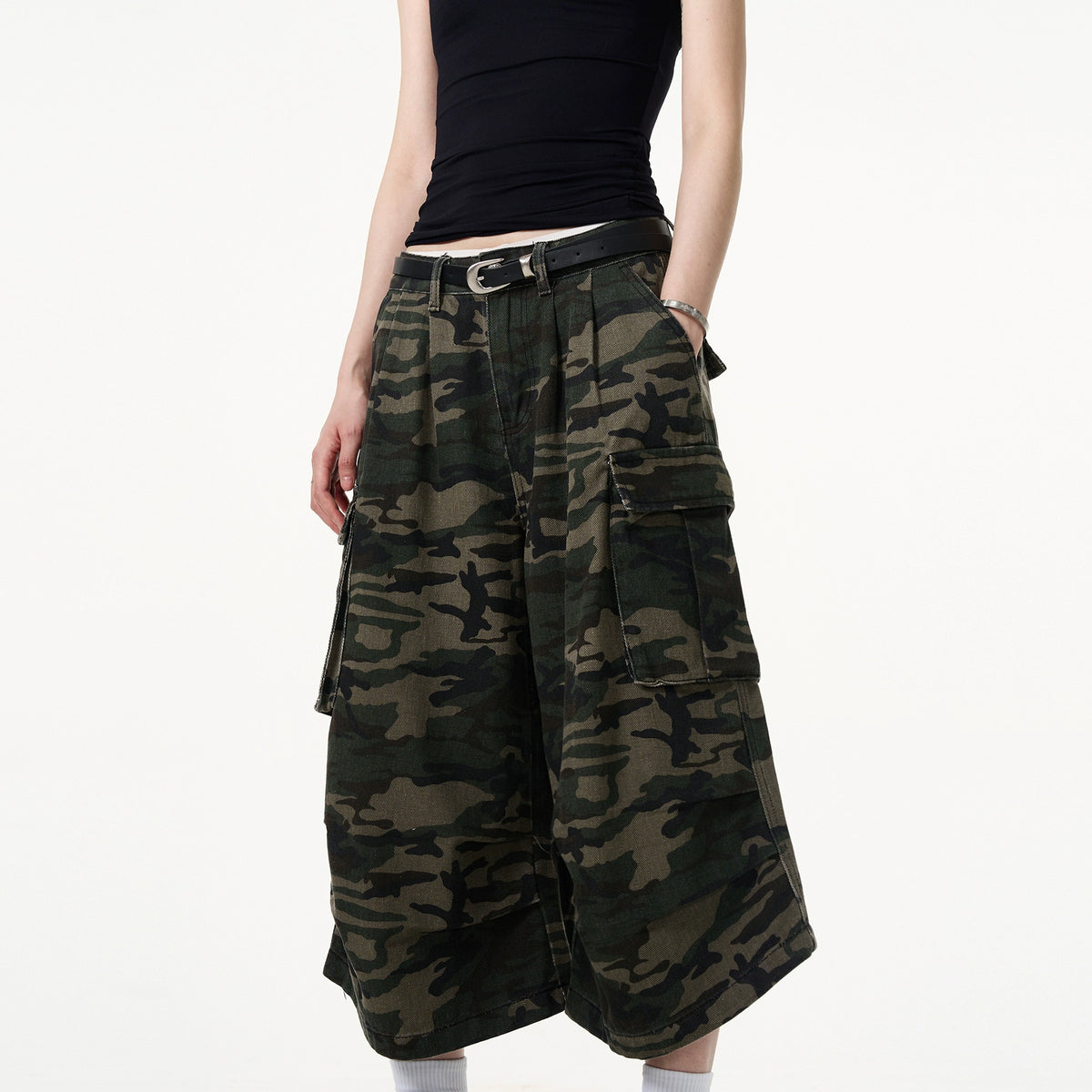 パンツ Yarmo] Buggy Culottes Pants O1CN01bzbRrJ1Qxk7DaAdPe__40087