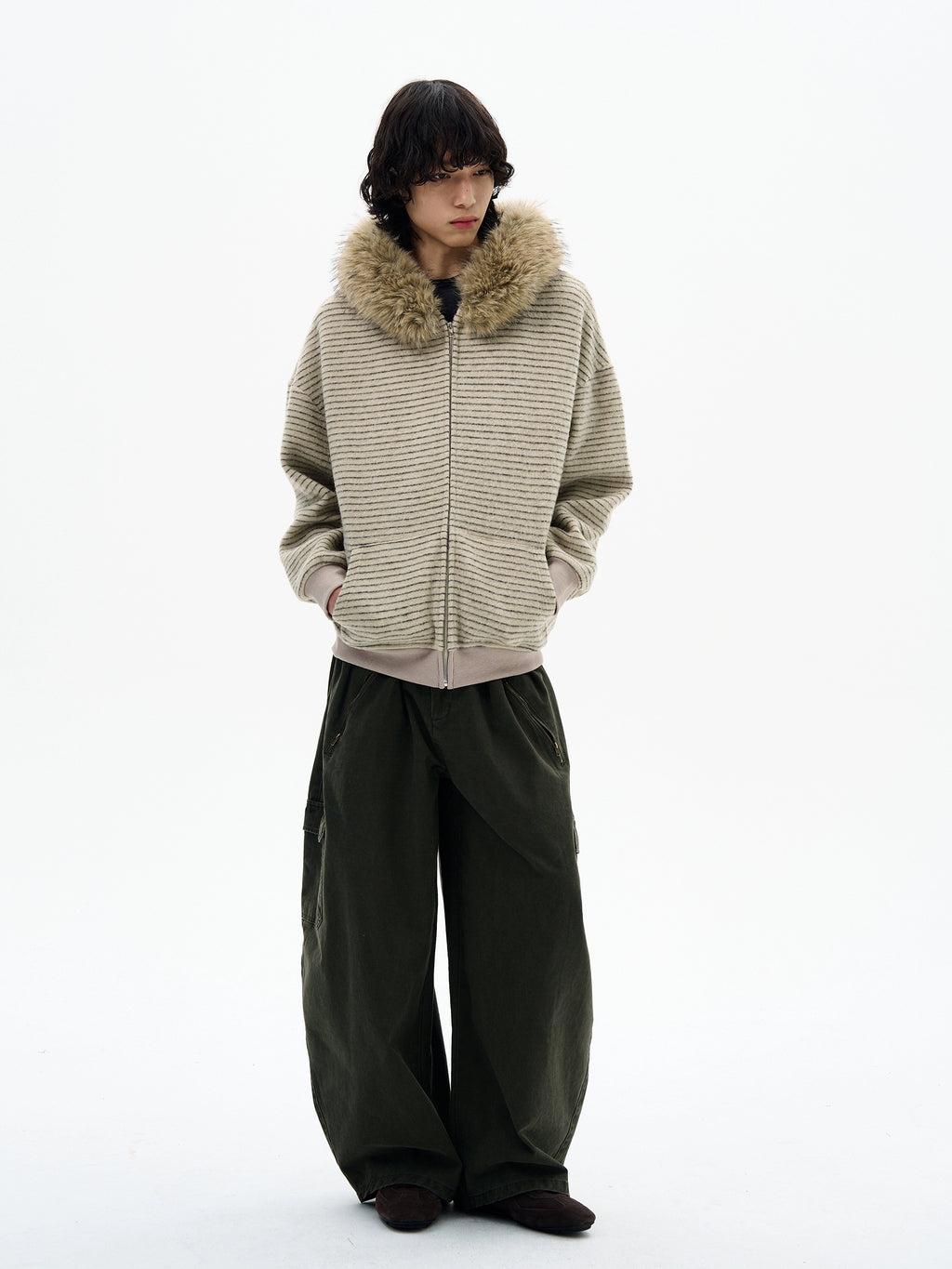 トップス hide zozotown FUR ZIP HOODIE ZOZOMESSE（ゾゾメッセ）の
