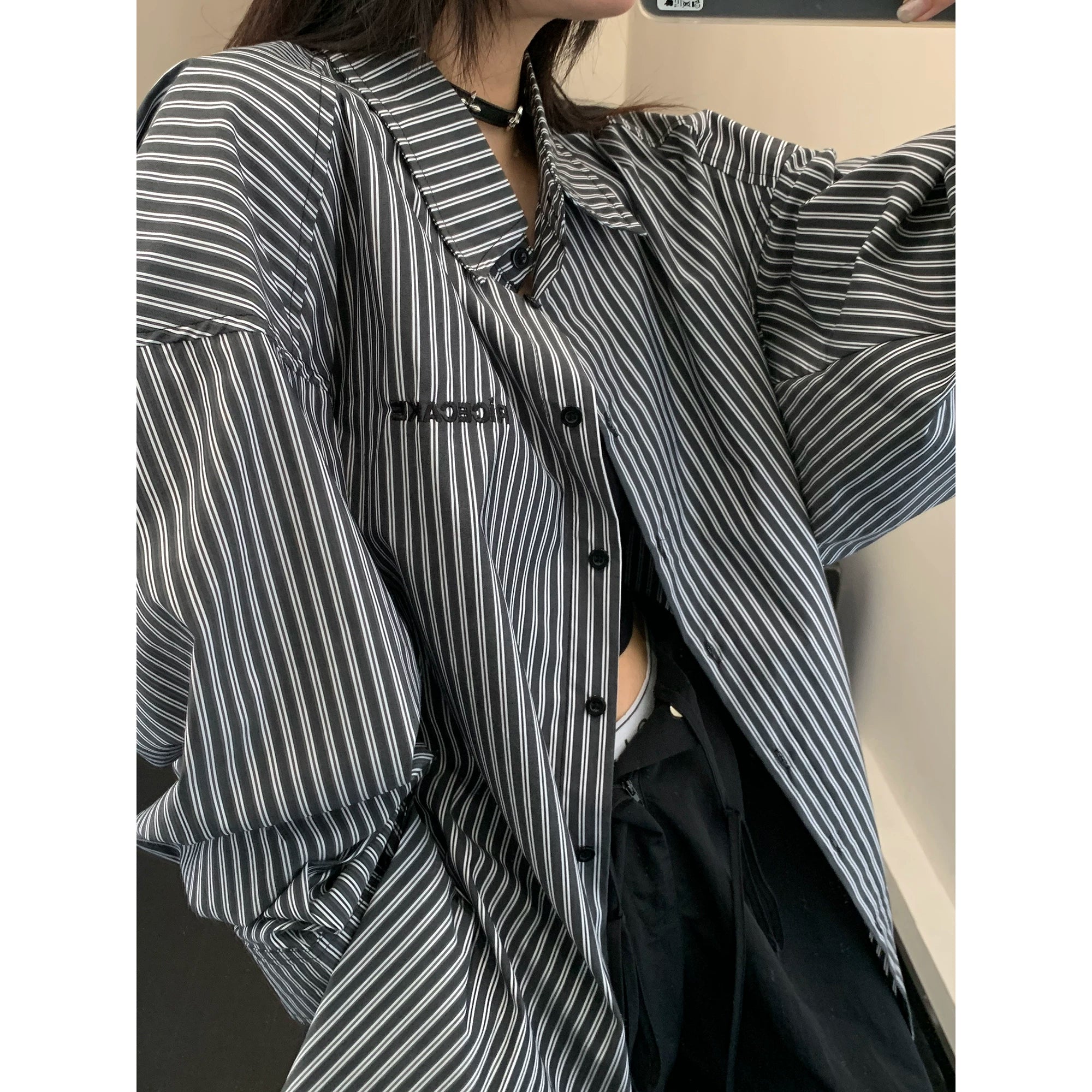 Inkline Oversize Stripe Shirt