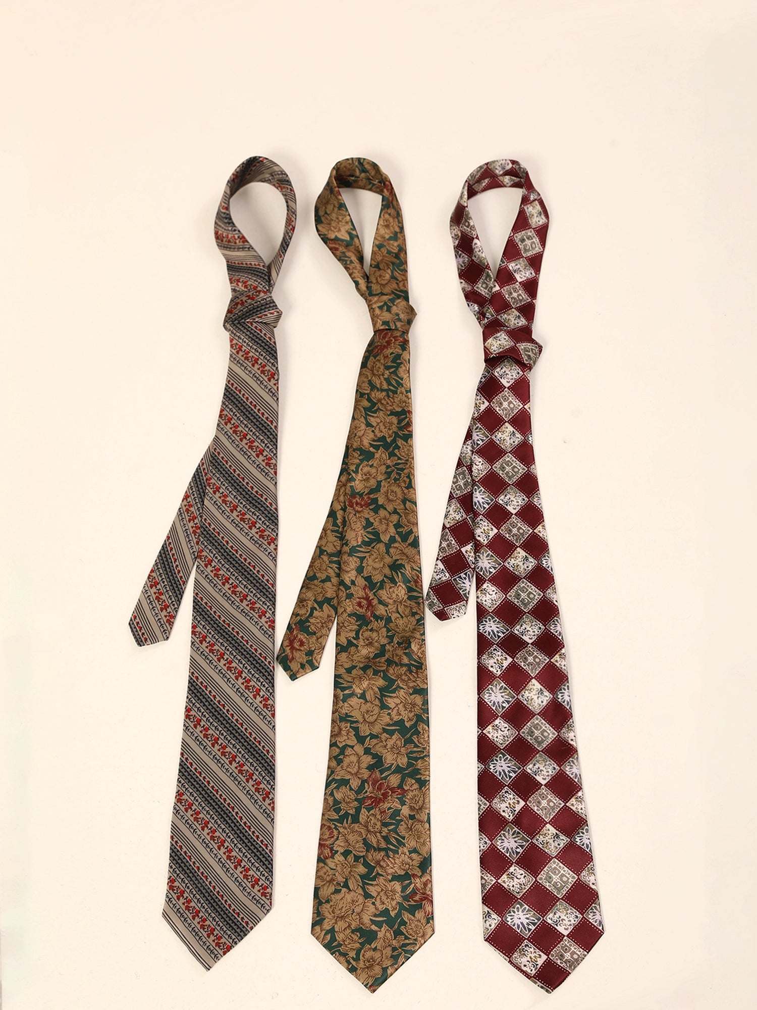 Vintage Patterned Necktie
